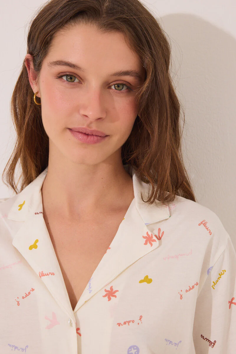 100% cotton classic pyjamas with “J´ADORE” print - Image 4