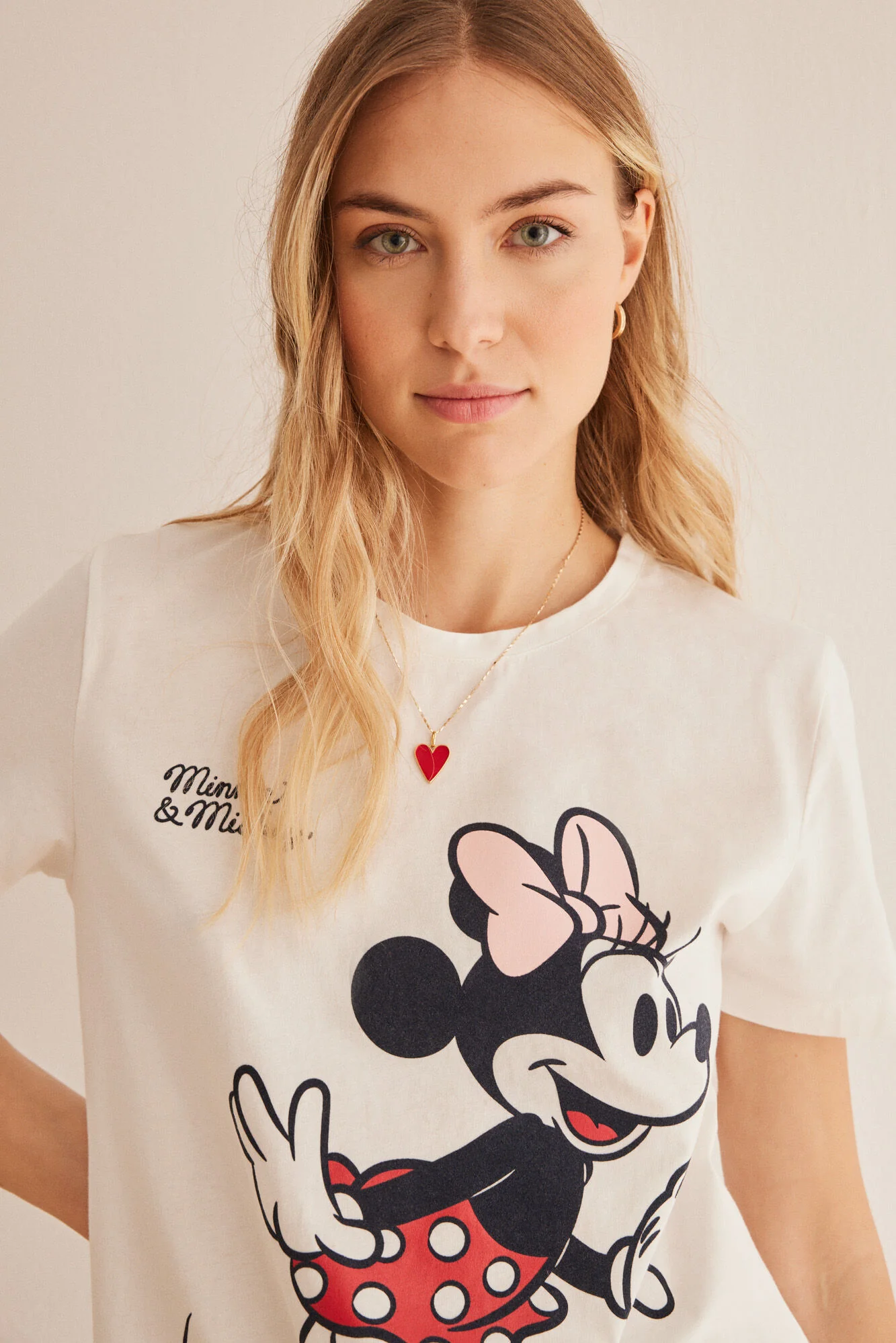 100% cotton Minnie hearts pyjamas - Image 3