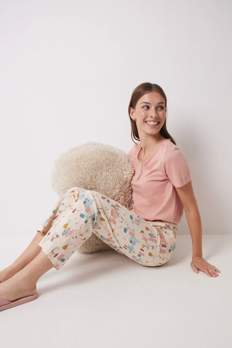 Long pants 100% ivory cotton - Image 5