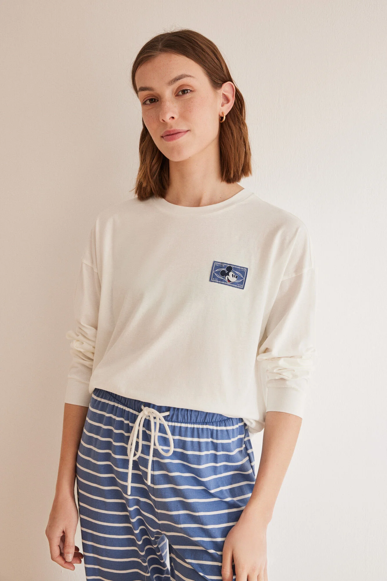 100% cotton striped Mickey pyjamas - Image 6