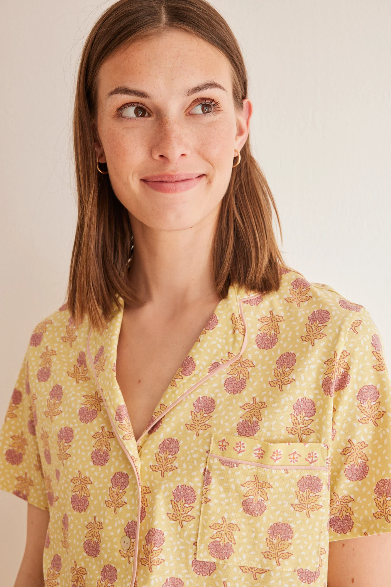 Classic pink 100% cotton pyjamas - Image 4