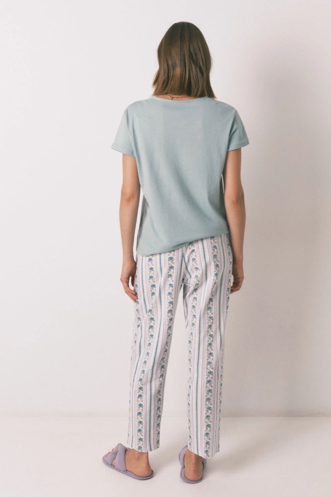 Carrot long trouser 100% cotton borders - Image 4
