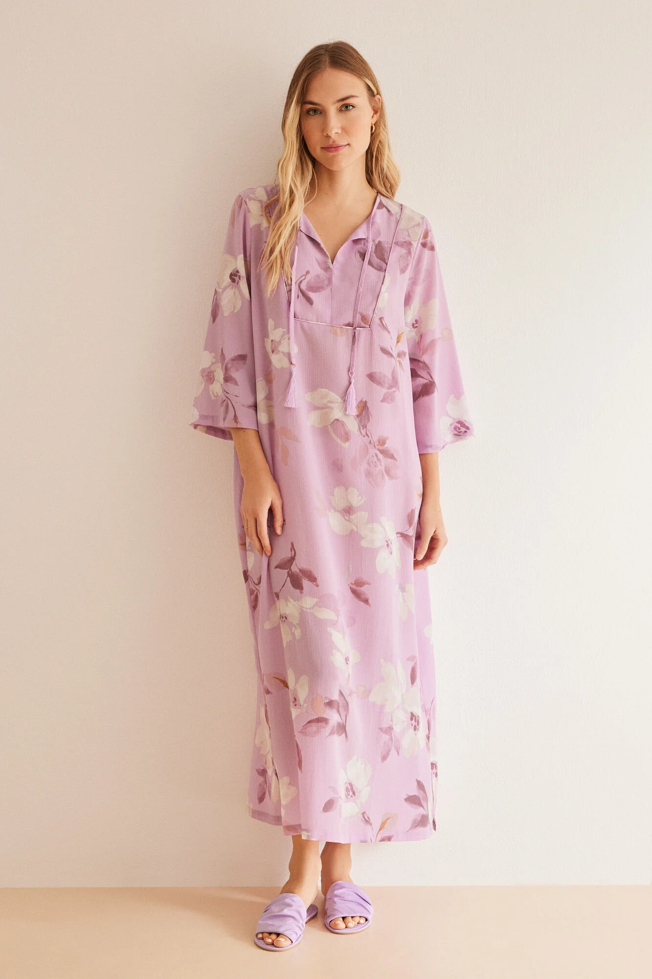 Floral kaftan dress - Image 4