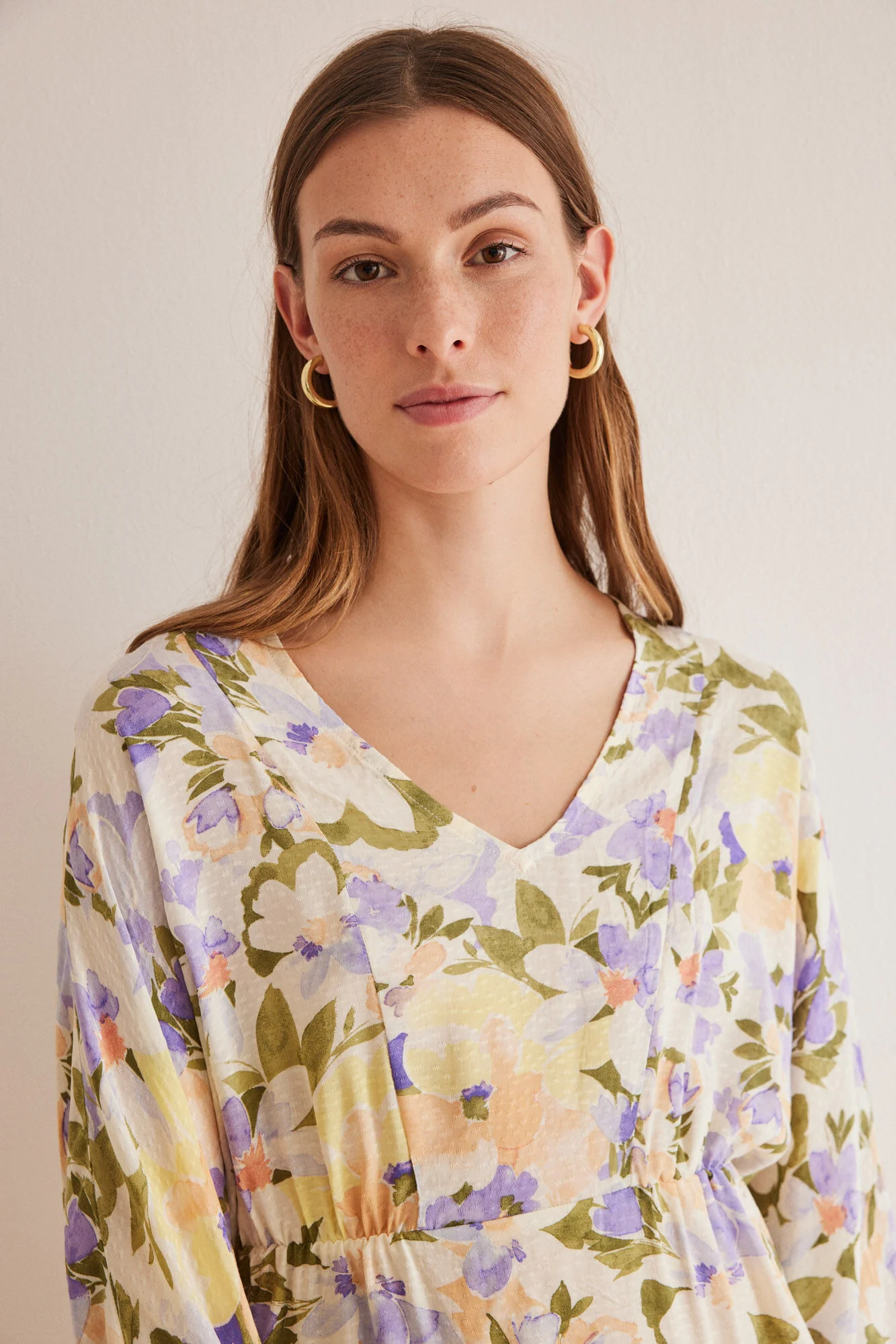 Floral midi dress - Image 3