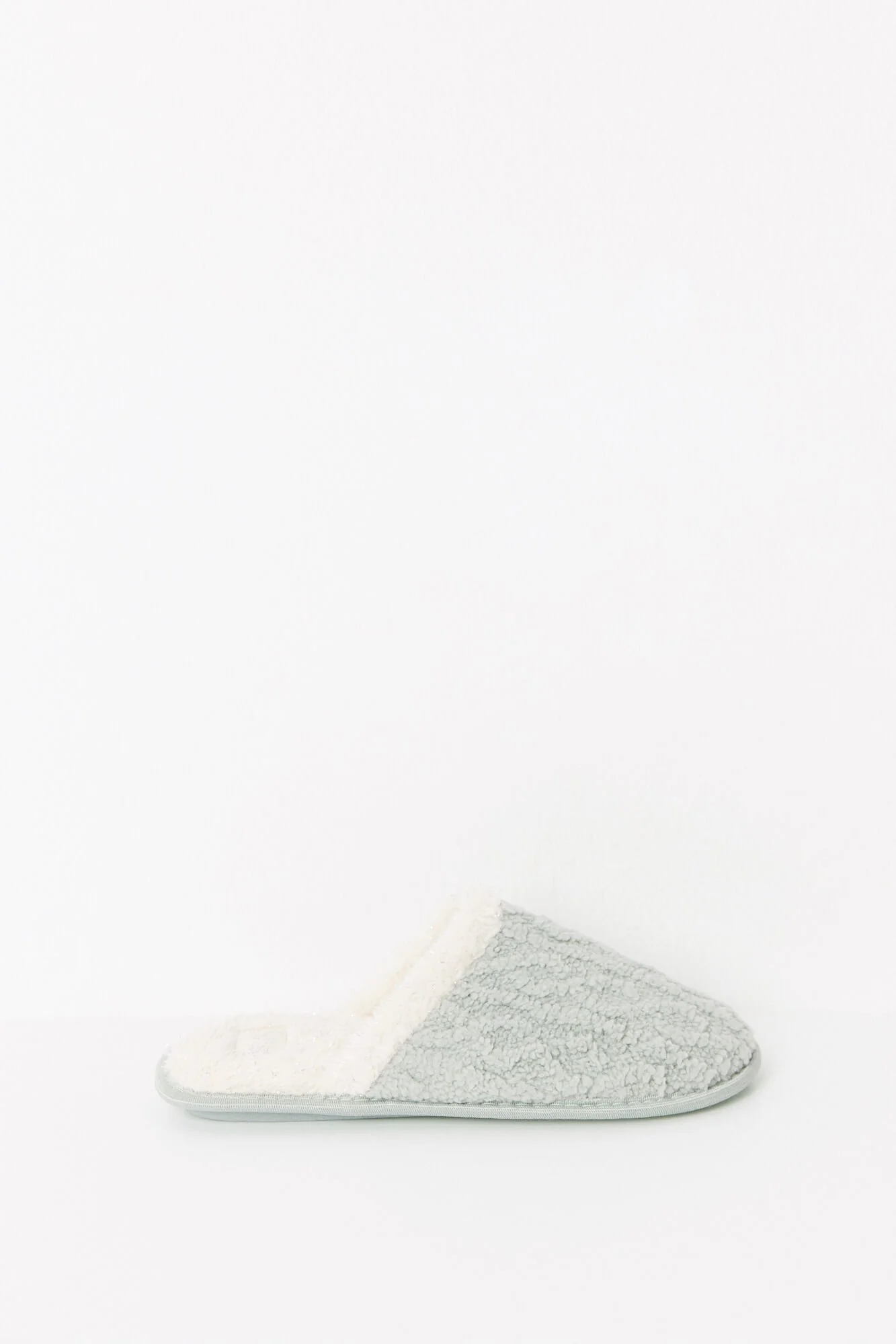 Green fabric house slippers - Image 4