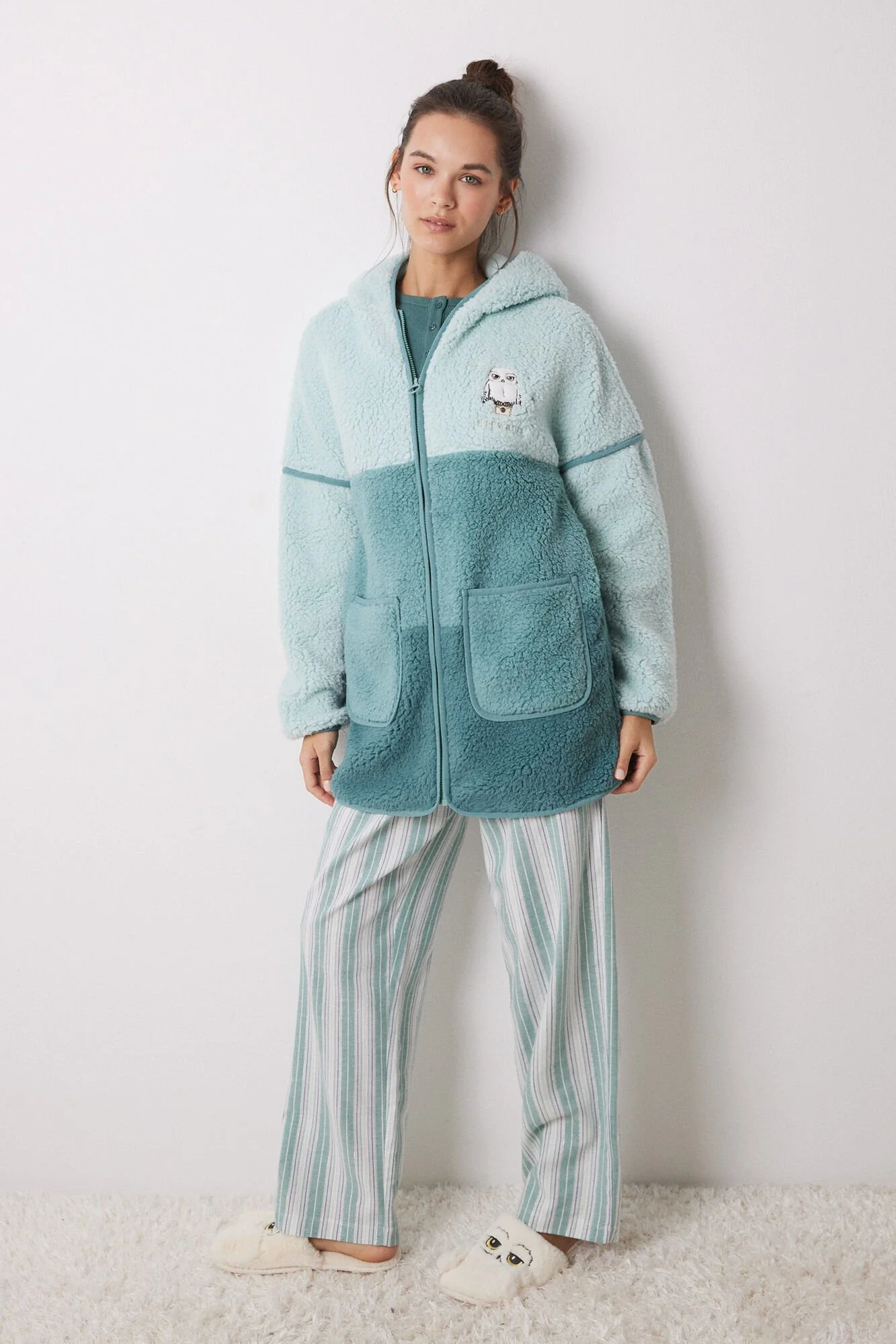 Harry Potter color block green robe - Image 4