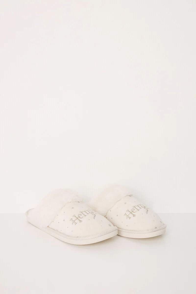 Hermione ivory slippers - Image 3