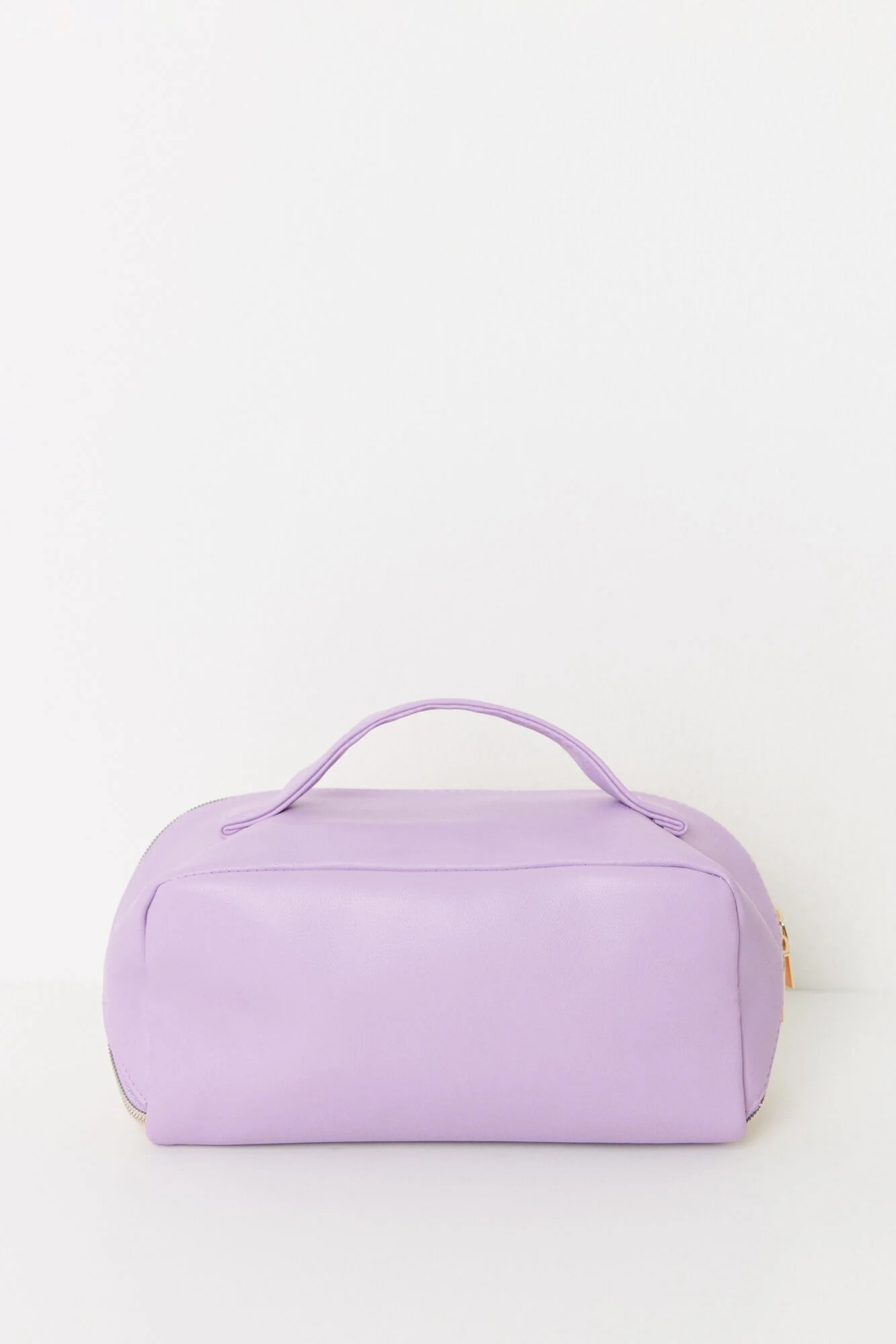 Large faux leather toiletry bag - Image 3
