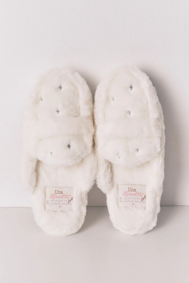 Loafer slippers with fur - Image 2