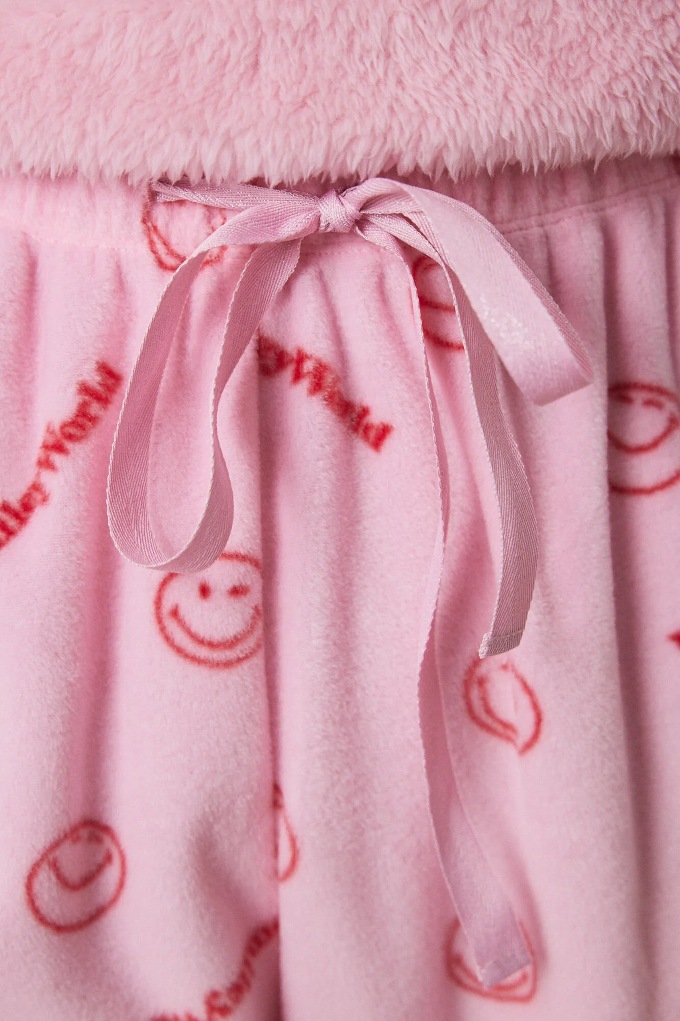 Long fleece pajamas with Smiley faces - Image 5