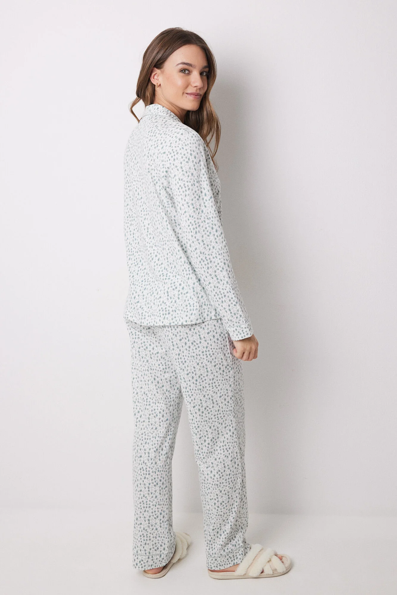 Long shirt pajamas 100% cotton animal print - Image 2