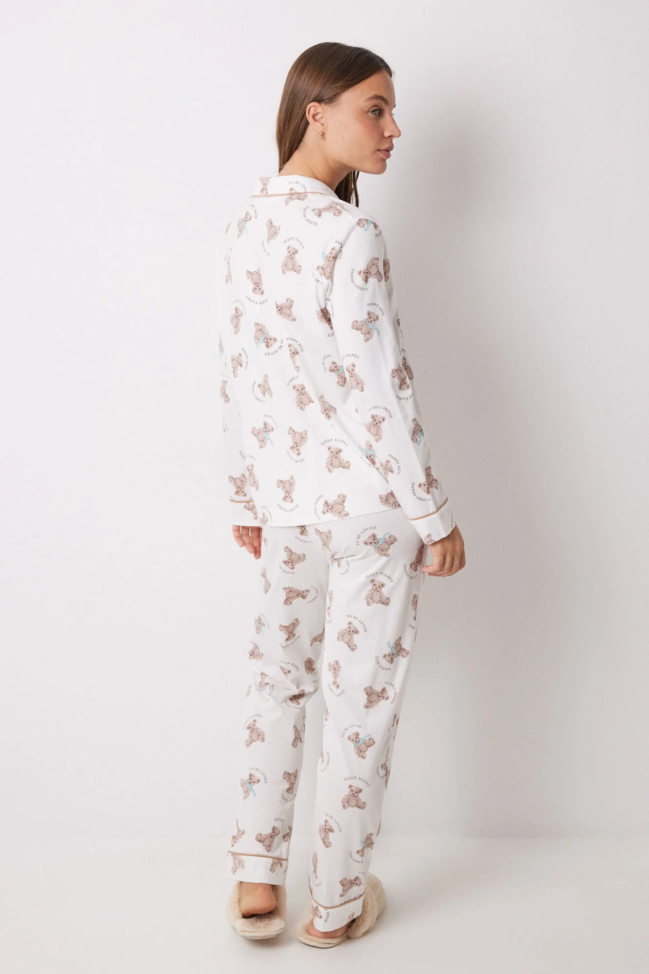 Long shirt pajamas 100% cotton bears - Image 3