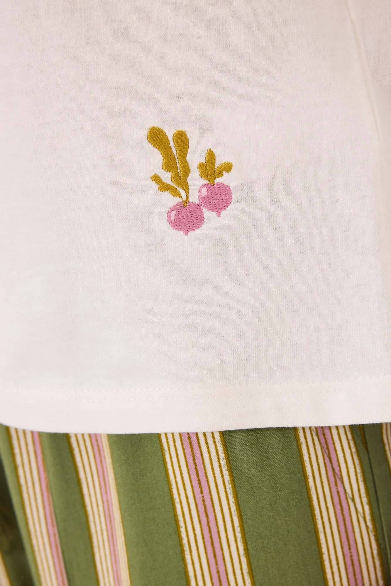 Long sleeve t T-shirt 100% white cotton - Image 2