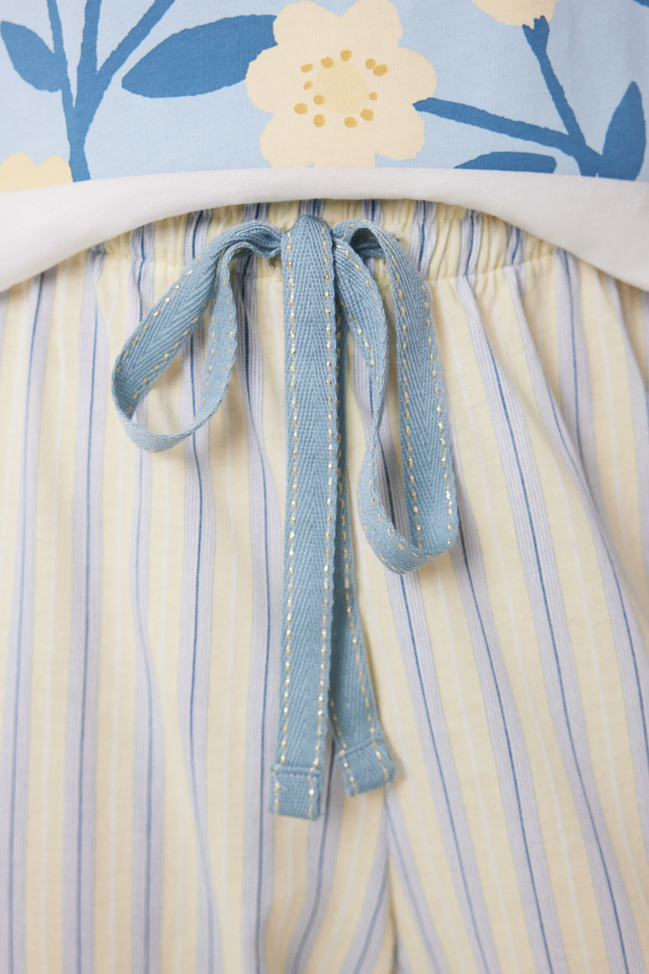 Flower print cotton pajamas - Image 4