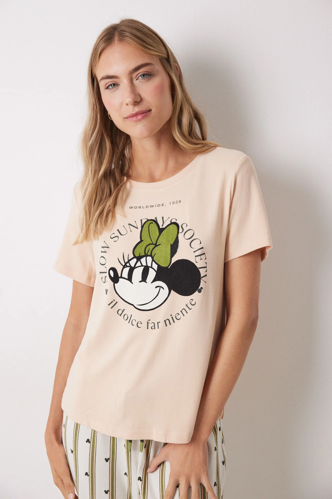 Minnie long pajamas with short sleeve - Image 3