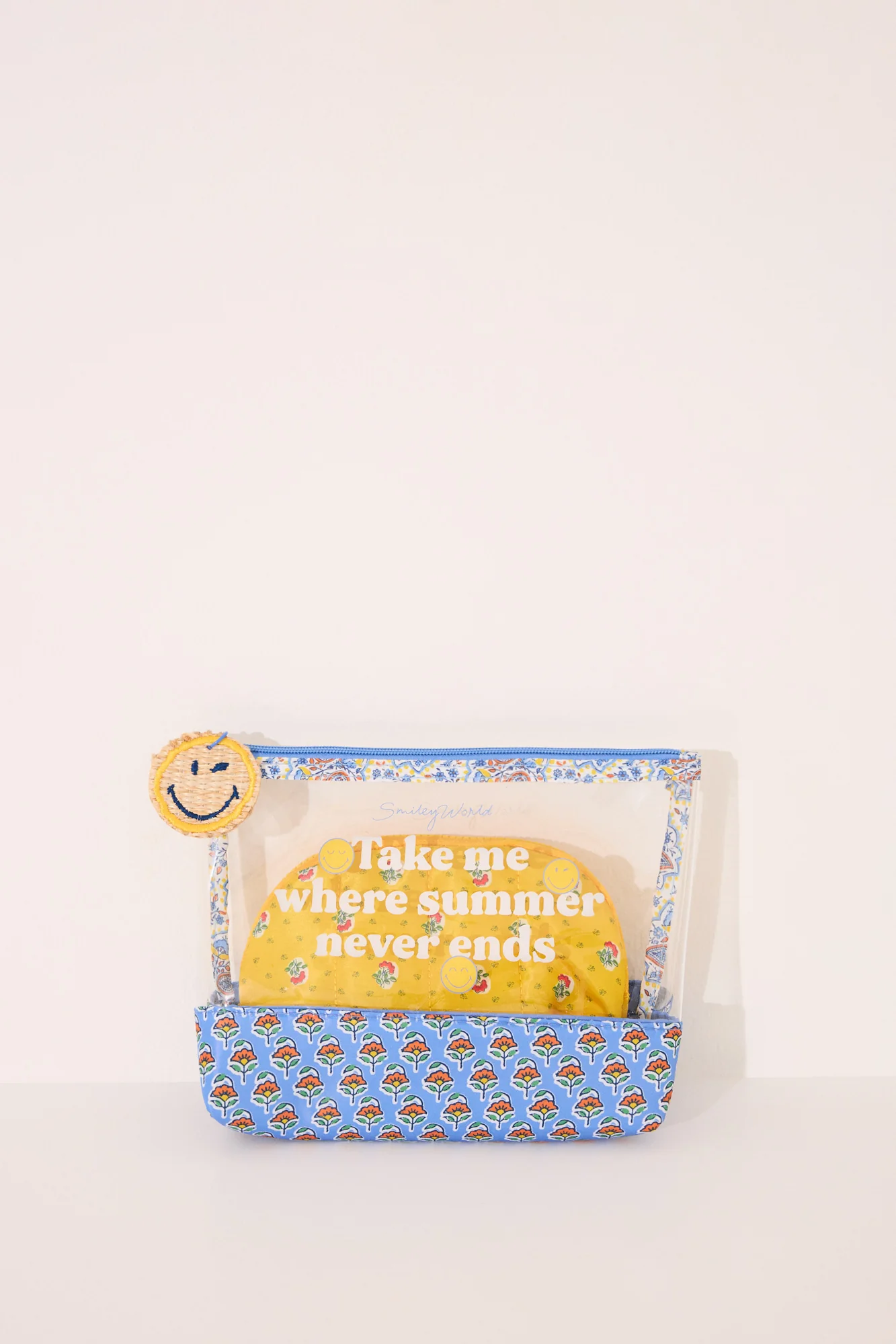 Pack of 2 Smiley toiletry bags - Image 3
