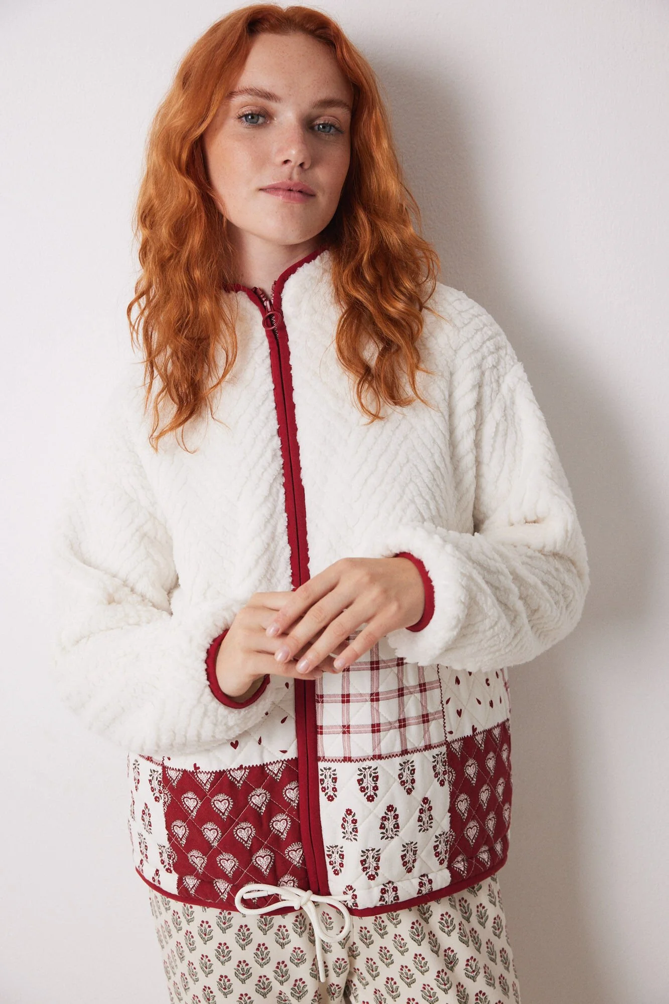 Short padded faux shearling - Image 7