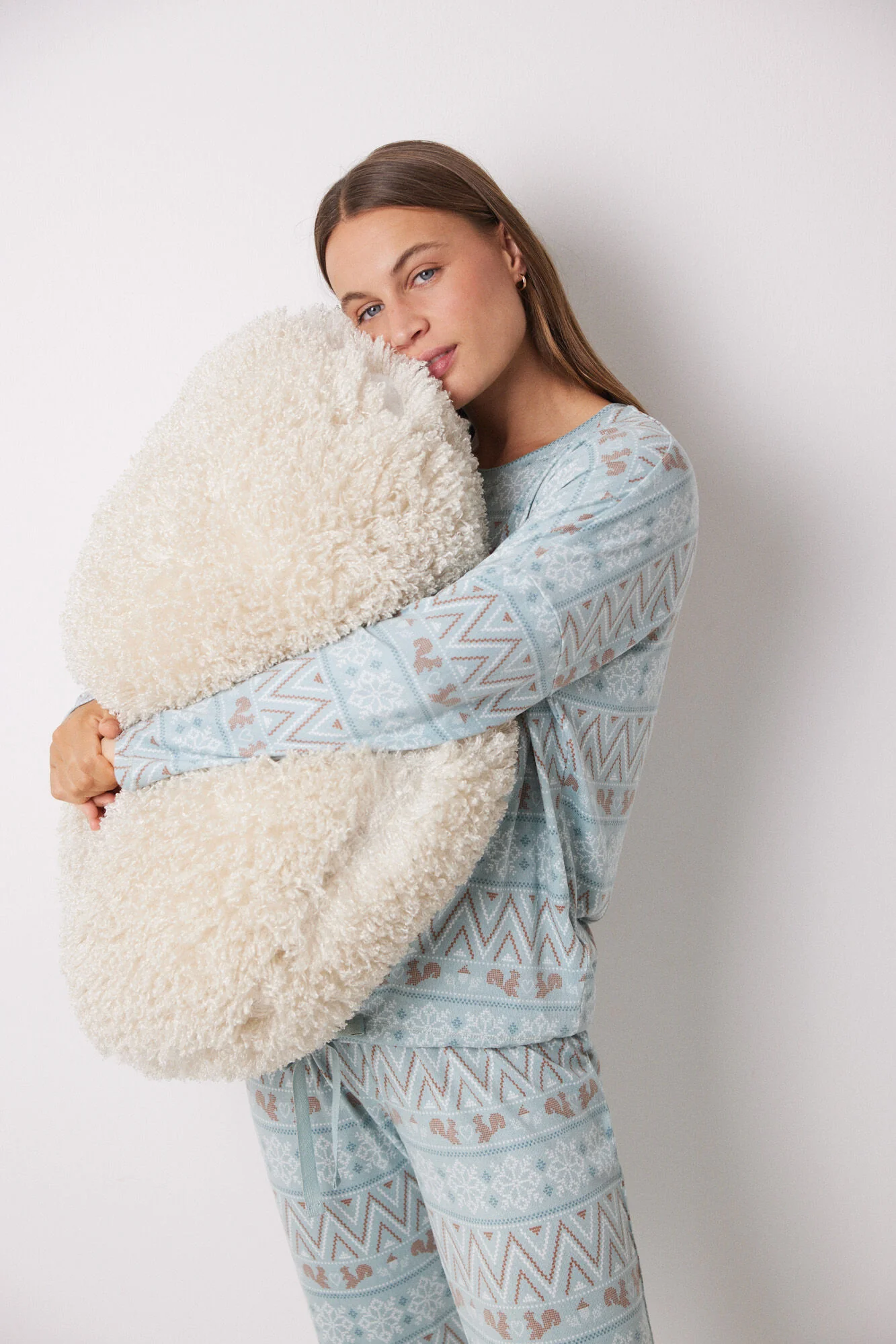 Super soft long fleece pajamas - Image 5
