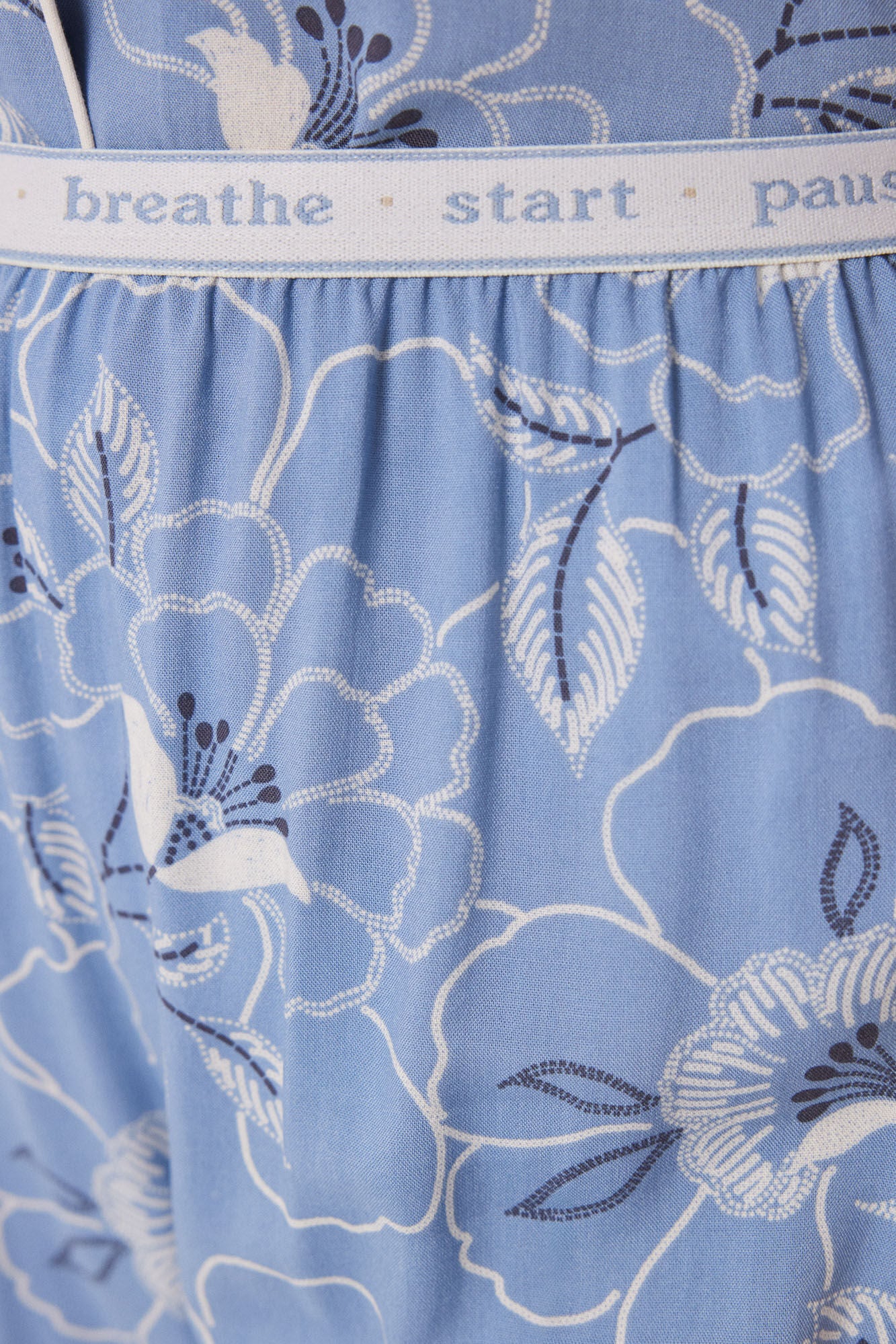 Viscose flower classic pyjamas - Image 3